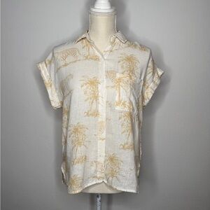 Rails Whitney Button Down Shirt Cream Size XS
